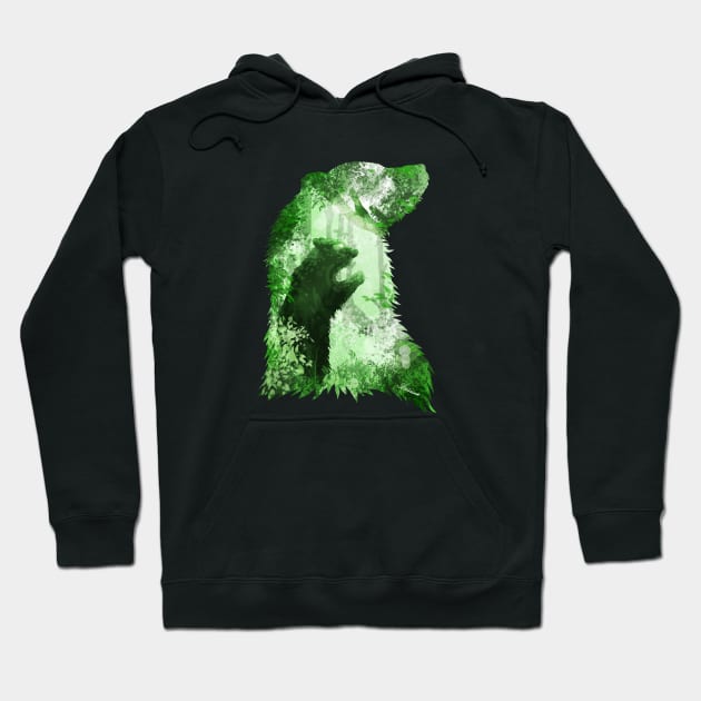 Evergreen Bear Hoodie by DVerissimo